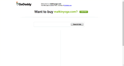 Desktop Screenshot of matkinyoga.com